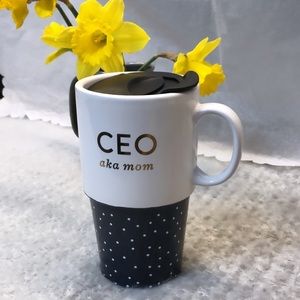 CEO Mom Travel Tumbler Mug-Fringe Studio